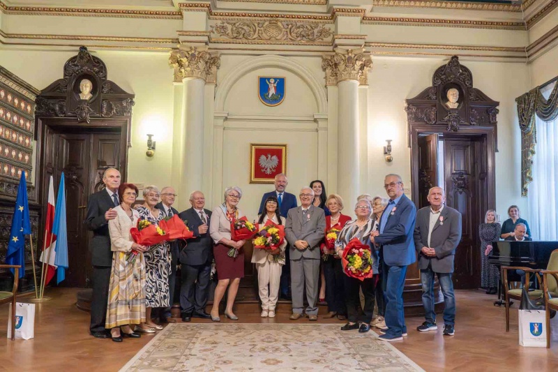 Uroczystości Złotych Godów w ratuszu