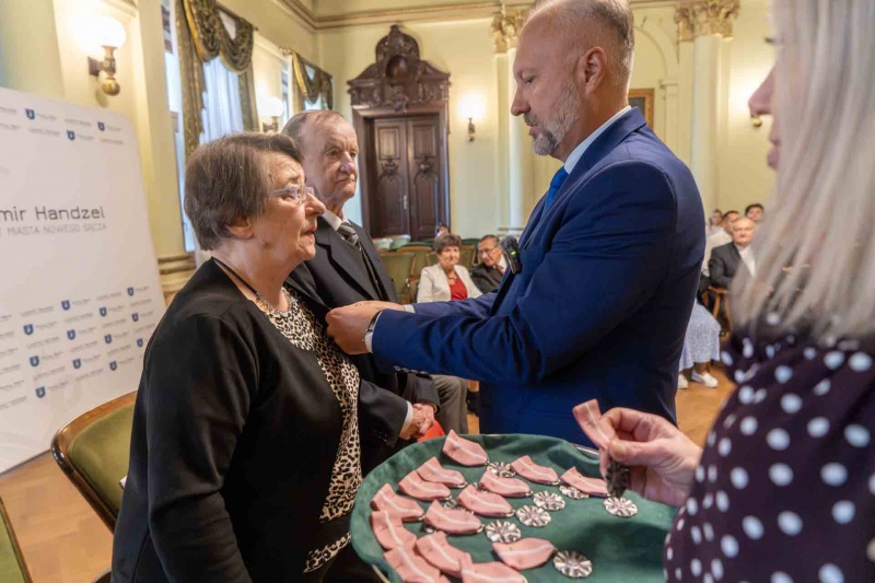 Uroczystości Złotych Godów w ratuszu