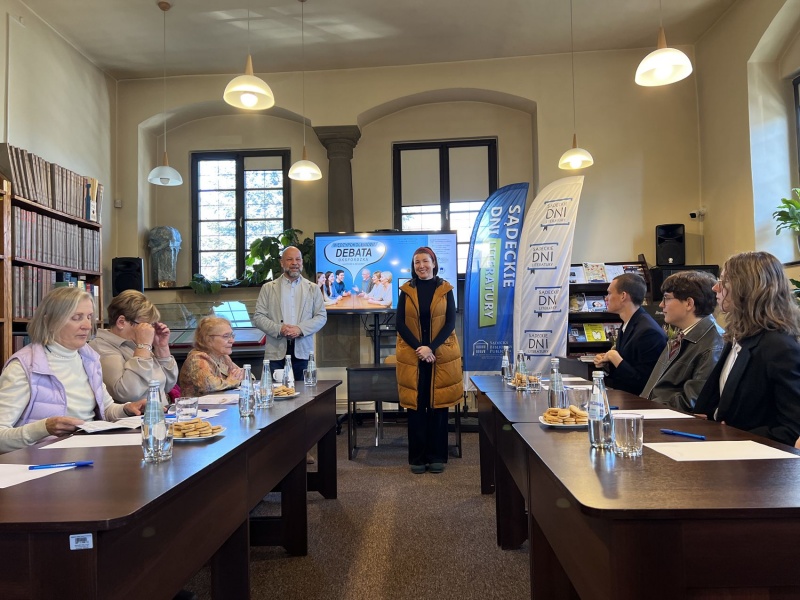 Debata oksfordzka w Sądeckiej Bibliotece Publicznej