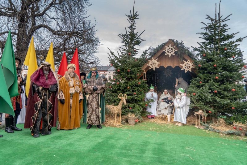 Szopka na nowosądeckim rynku