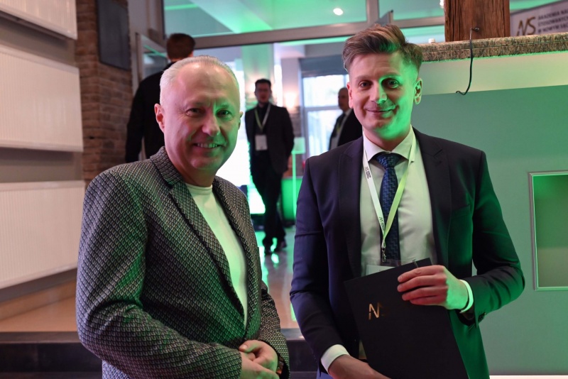 Od lewej: prezydent Ludomir Handzel i dr Tomasz Zacłona