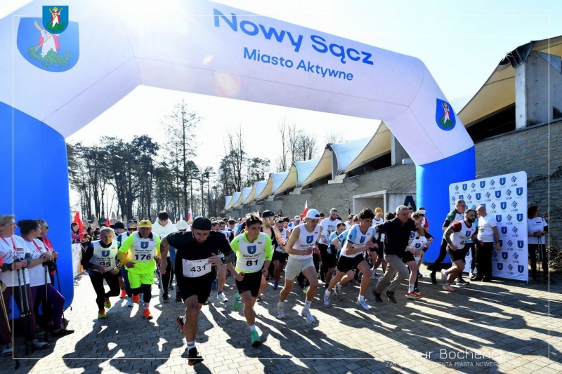 Uczestnicy Biegu Tropem Wilczym