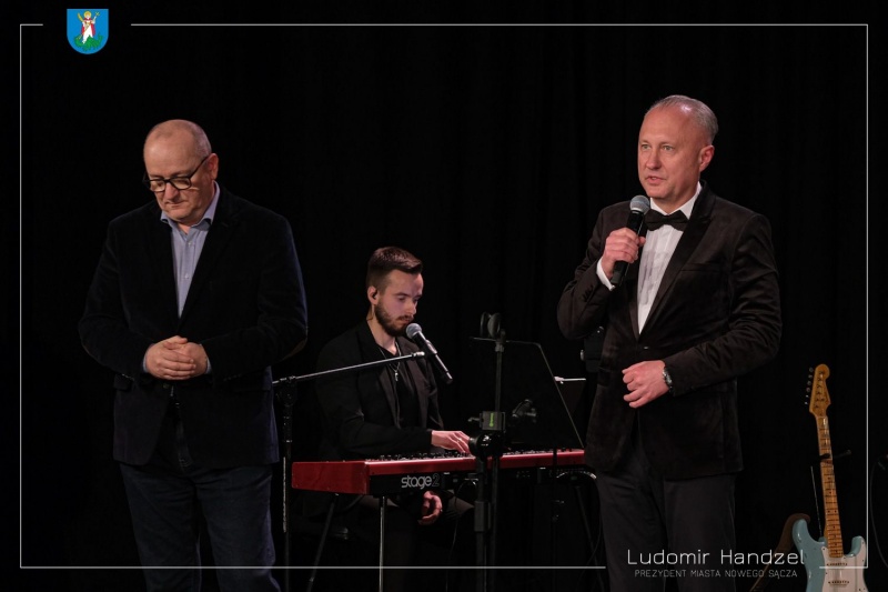 Prezydent Ludomir Handzel na koncercie Izabeli Szafrańskiej