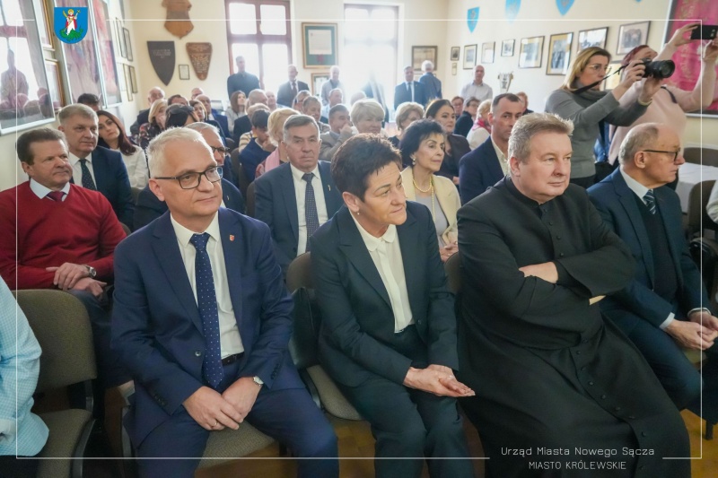 Bożena Borkowska na uroczystych obchodach święta patrona rzemieślników św. Józefa