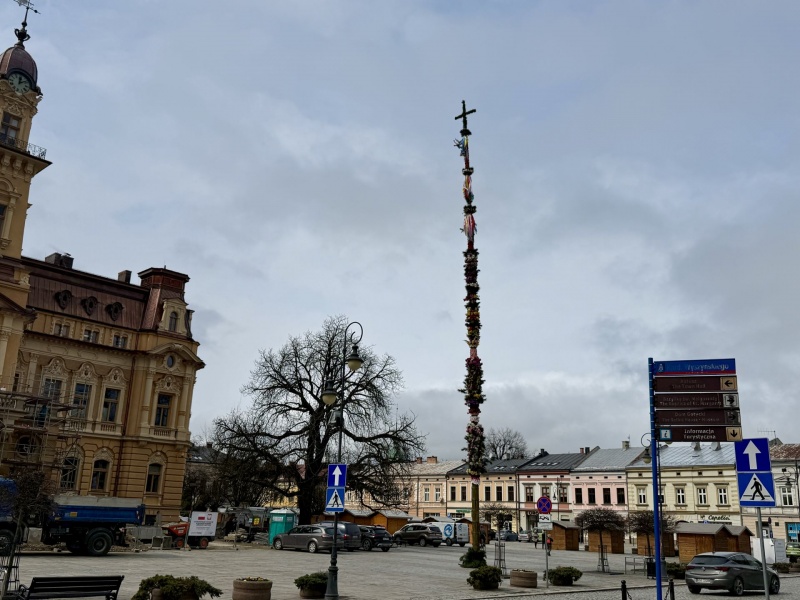 Palma wielkanocna na nowosądeckim rynku