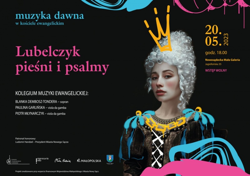 Plakat promujący koncert "Muzyka Dawna w Kościele Ewangelickim" Plakat promujący koncert "Muzyka Dawna w Kościele Ewangelickim"