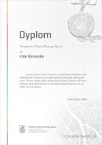 Dyplom Prezydenta Miasta Nowego Sącza