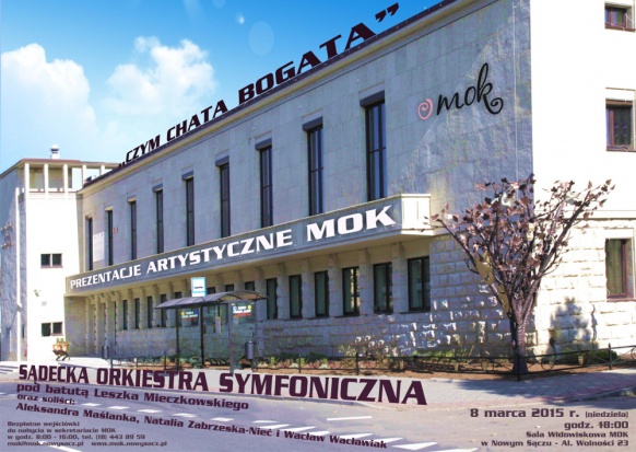 To już trzeci koncert z cyklu 'Czym chata bogata', organizowany przez Miejski Ośrodek Kultury w Nowym Sączu.