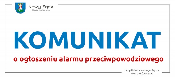 Komunikat o wprowadzeniu alarmu przeciwpowodziowego