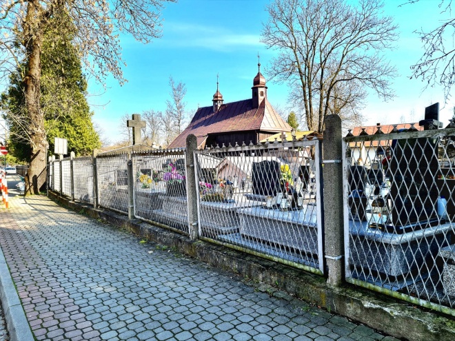 Część ogrodzenia