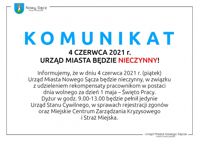 Grafika Komunikat.