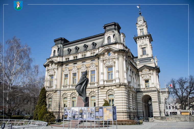 Sadecki Ratusz oraz wystawa.