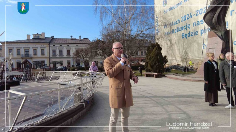Prezydent Ludomir Handzel podczas 18. Poloneza z prezydentem 
