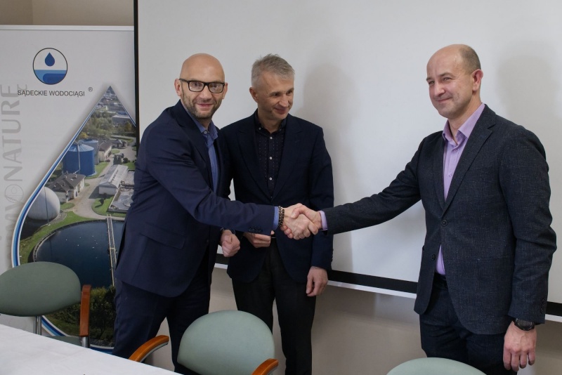 Od lewej Artur Bochenek, Jerzy Szczecina i Piotr Puszczyk