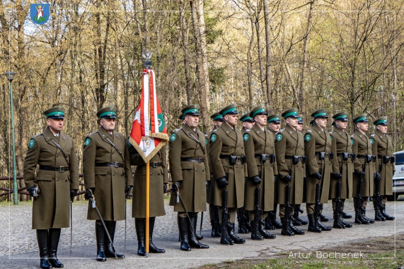 Delegacja Karpackiego Oddziału Straży Granicznej na uroczystościach 15. rocznicy katastrofy smoleńskiej