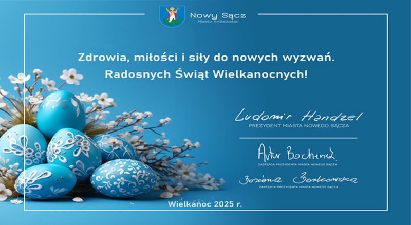 Życzenia od prezydenta i jego zastępców dla mieszkańców miasta