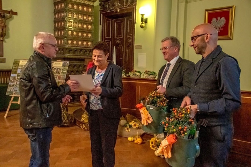 Wręczenie nagród w konkursie "Nowy Sącz - Miasto kwiatów i zieleni"
