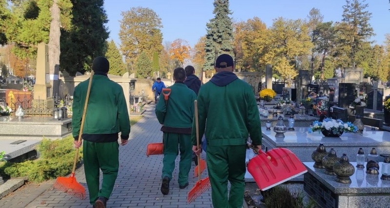 Osadzeni w akcji porządkowania 