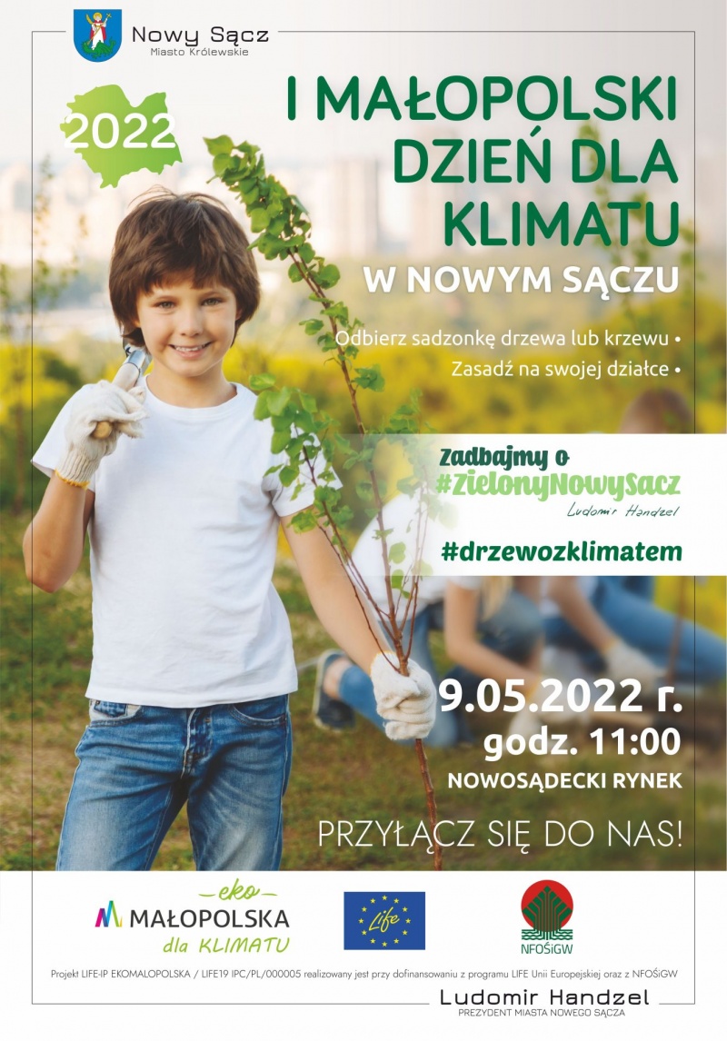 Plakat - I Małopolski Dzień Dla Klimatu