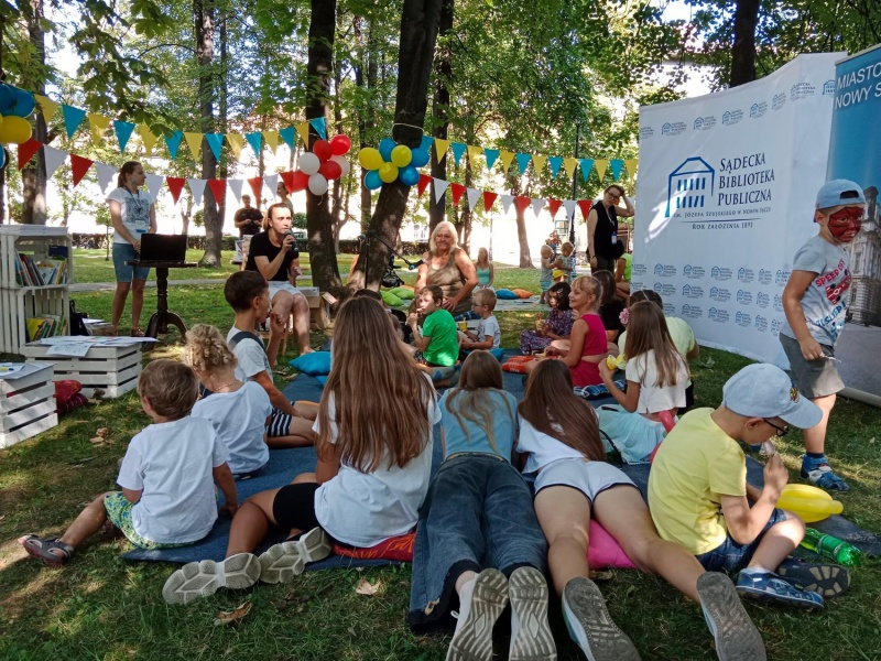 Uczestnicy pikniku.