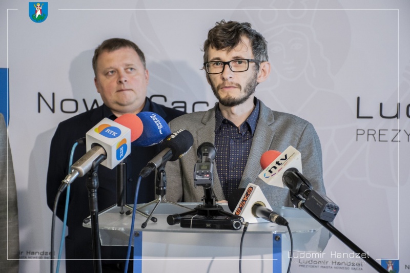 Łukasz Połomski z Sądeckiego Sztetla.