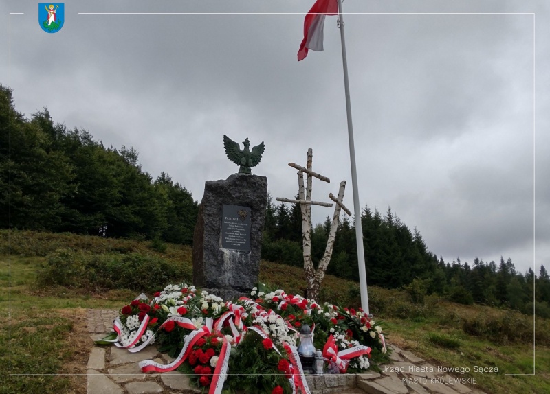 Uroczystość upamiętnienia żołnierzy podziemia niepodległościowego na Hali Łabowskiej