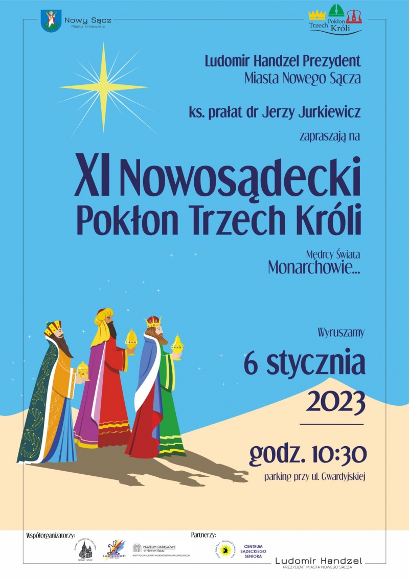 Plakat promujący XI Pokłon III Króli 