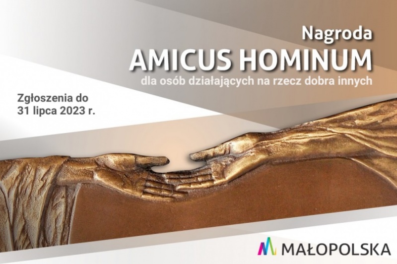 Informacja graficzna dotycząca nagrody Amicus Hominum