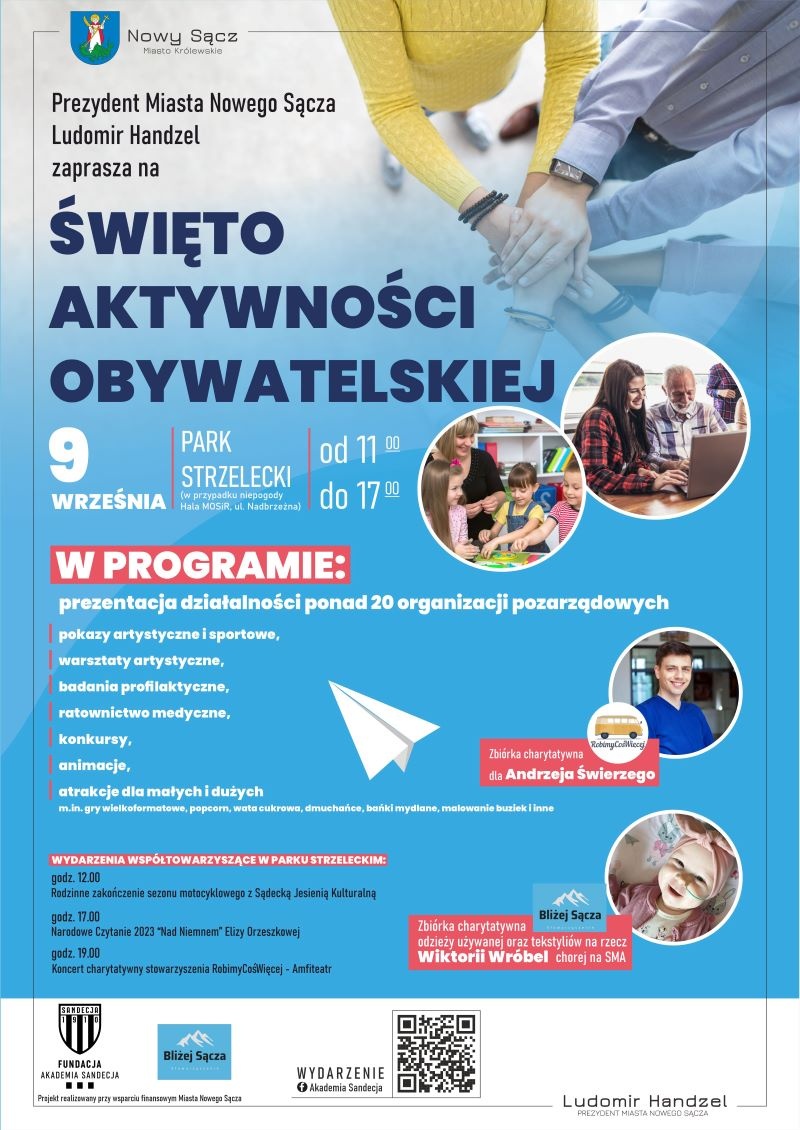 Plakat dotyczący Święta Aktywności Obywatelskiej